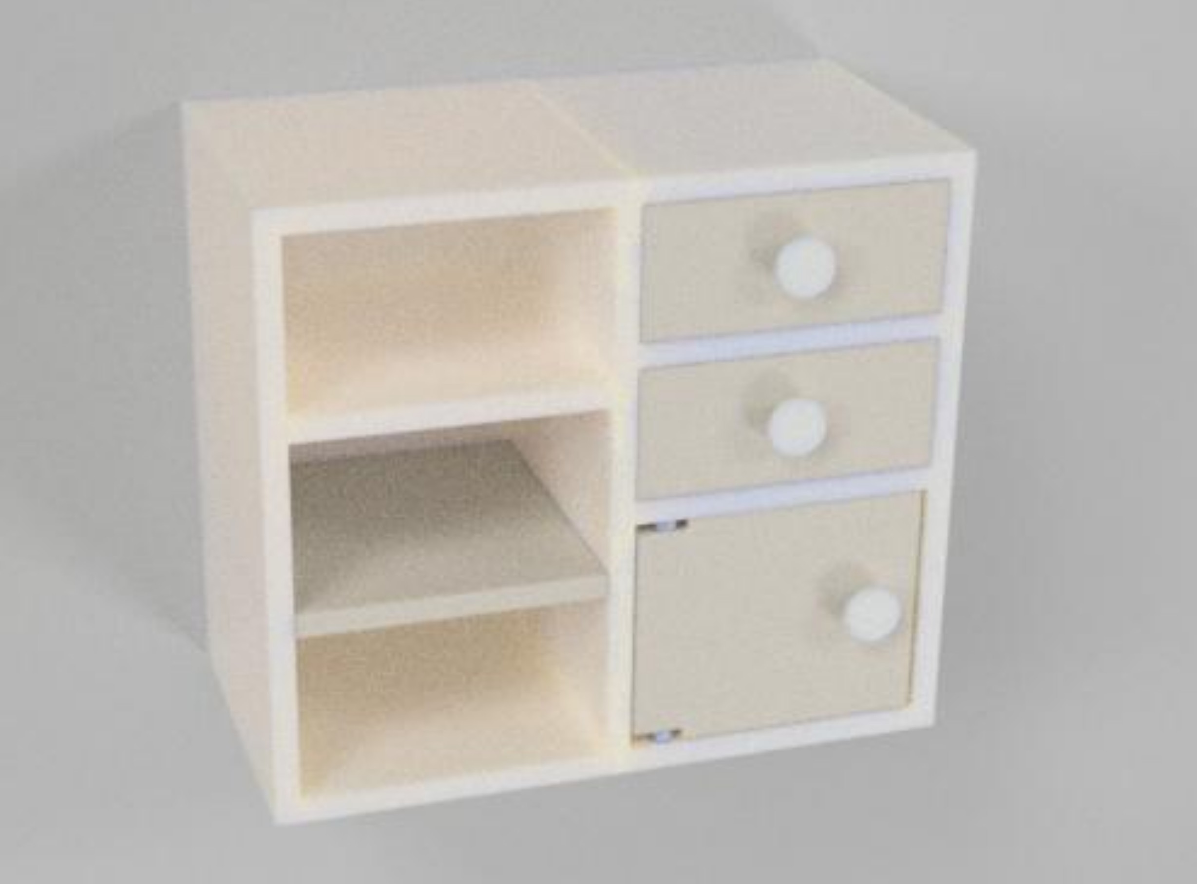 Bathroom Cabinet / Sorter, 3d print